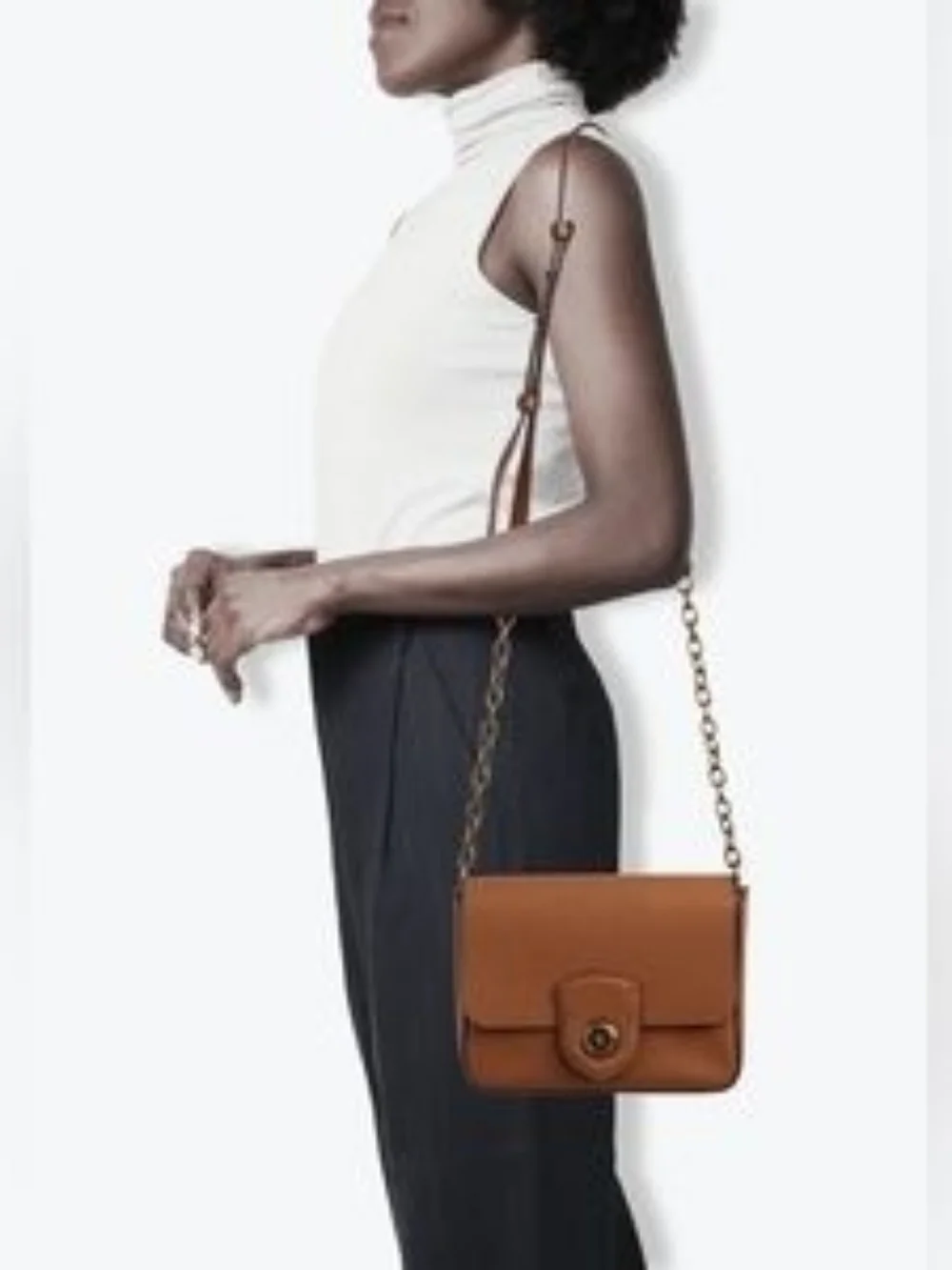Lauren Ralph Lauren Millbrook Pebbled Leather Crossbody Bag